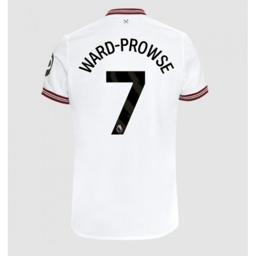 Fotballdrakt Herre West Ham United James Ward-Prowse #7 Bortedrakt 2023-24 Kortermet